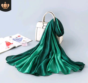 New Gradient Silk Scarf for Sun Protection