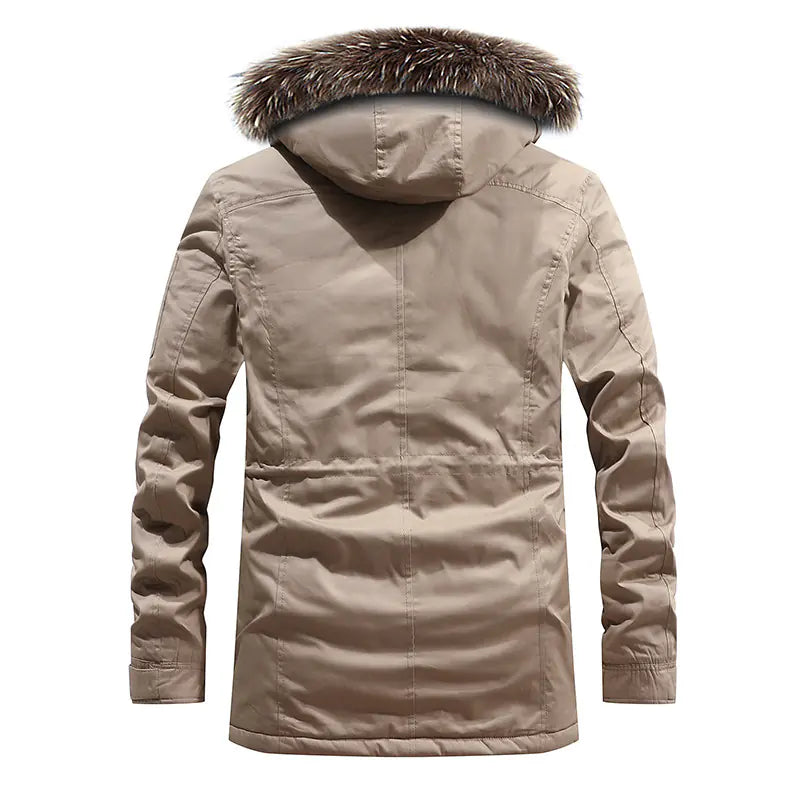 Men's Outdoor Removable Hooded Fleece Lined Jacket