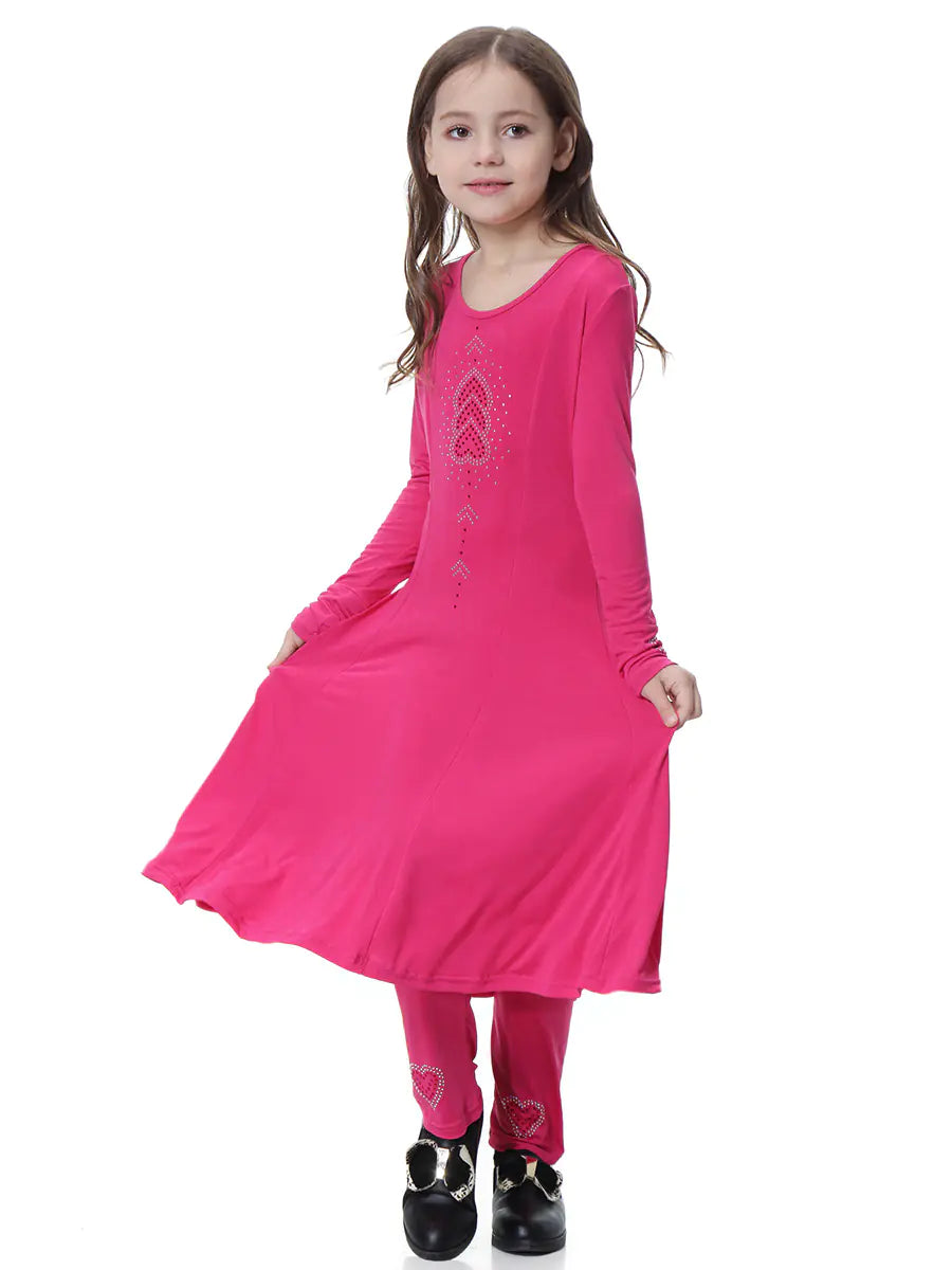 Girls' Fashion Personality Dress Set