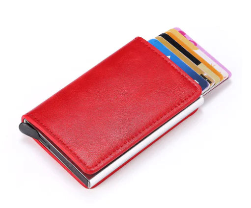 RFID-Proof Aluminum Card Wallet for Men (Credit Card Holder)