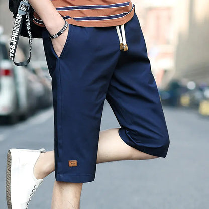 Casual Cotton Loose-Fit Five-Point Sports Pants - Trendy Attic Store01