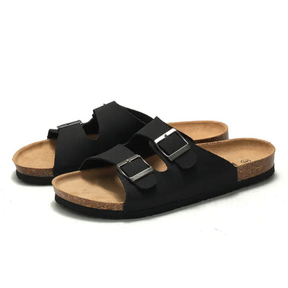 Men's Cork Slippers and Women's Beach Sandals - Trendy Attic Store01