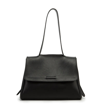 Women's Shoulder Bag - Simple PU Leather Commuter Bag