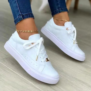 Zapatos de mujer de talla grande con tacón grueso casual