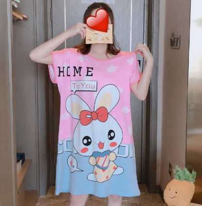 Abstract Print  Women's Short Sleeve T-Shirt