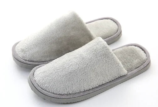 Thick Plush Slippers for Autumn and Winter Comfort
