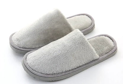 Thick Plush Slippers for Autumn and Winter Comfort