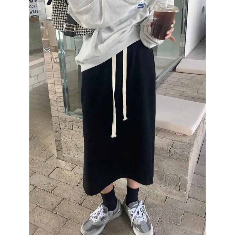 Plus Size Women's Skirt for Autumn and Winter