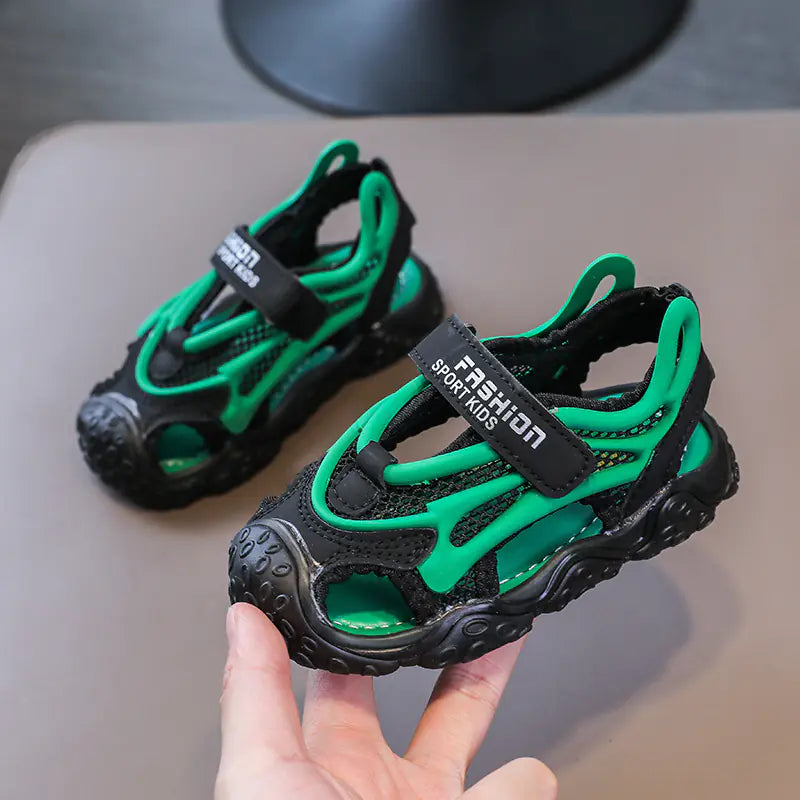 Children's Soft Bottom Summer Semi-Sandals for Boys