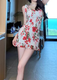 Floral Off-Shoulder Dress