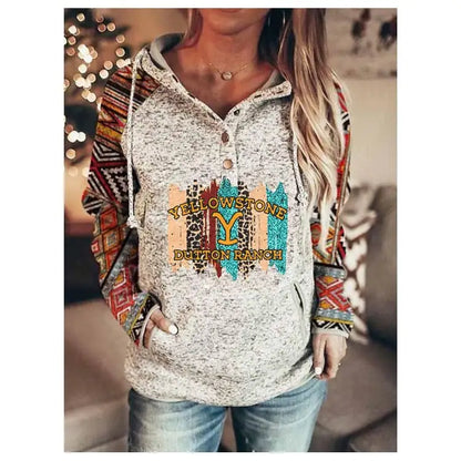 Hooded Long Sleeve Sweater for Women