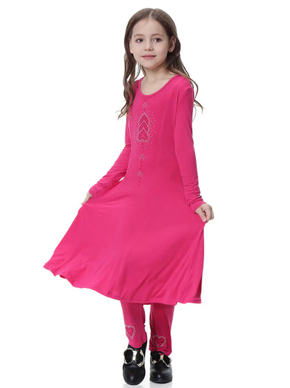 Girls' Fashion Personality Dress Set