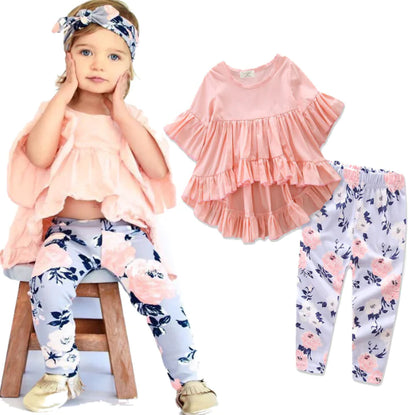 Girls' Autumn Outfit, Two-Piece Set