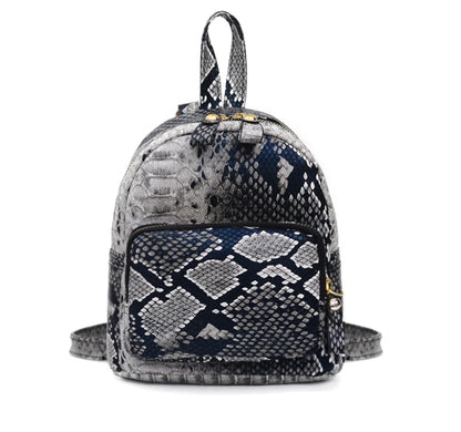 Snake Pattern Backpack - Versatile Design Backpack