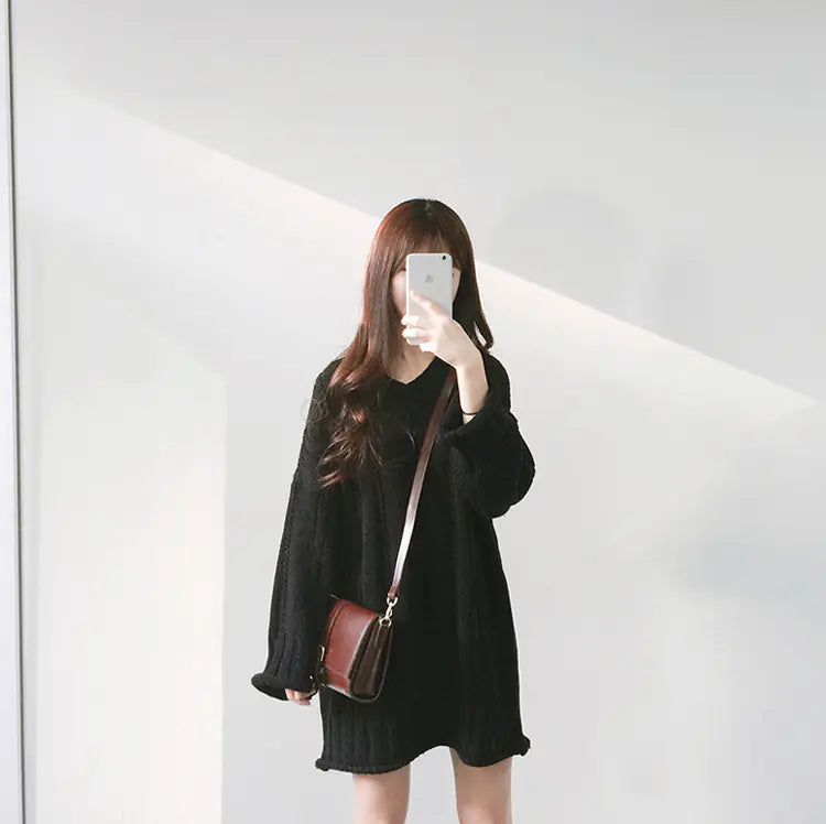 Knit Sweater Dress for Women