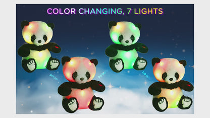 LightUp Panda Plush Huggable LED Toy Gift for Kids