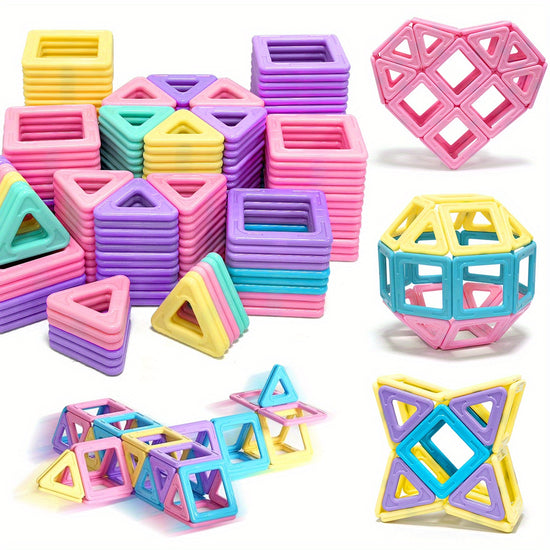 Magnetic Building Blocks Fun STEM Learning for Kids