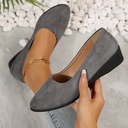 Elegant Low Heels Cushioned NonSlip Versatile AllSeason Shoes