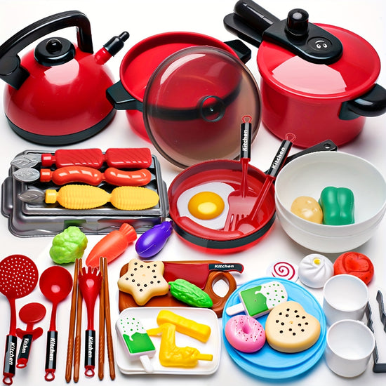 Little Chef Kitchen Toy Realistic Fruits Veggies STEM Fun