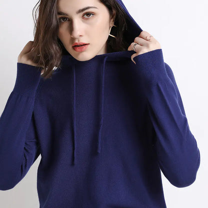 Hooded Thin Sweater for Women