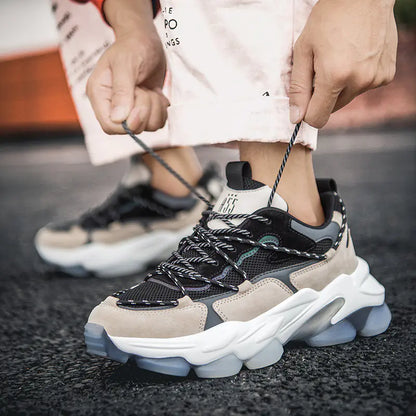 Fashionable Men's Casual Low-Top Dad Sneakers