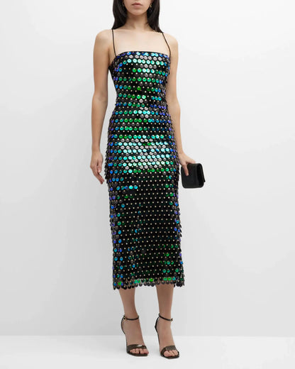 Women's Fashion Irregular Sequin Dress