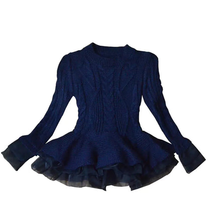 Girls' Sweater Dress Long Sleeve