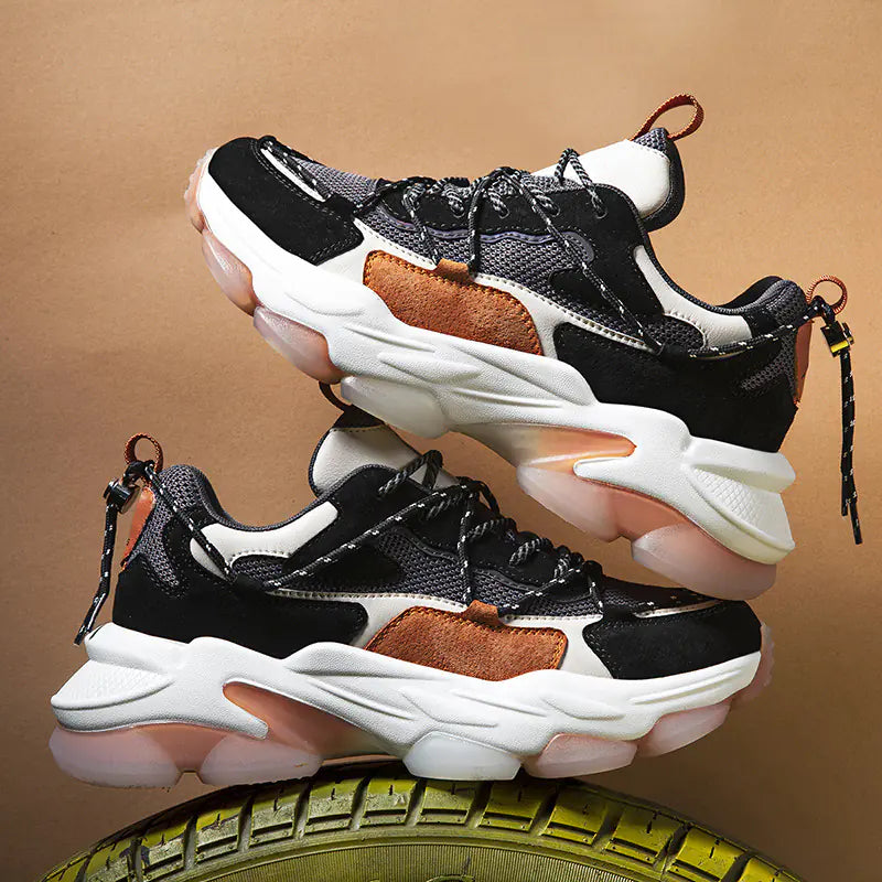 Fashionable Men's Casual Low-Top Dad Sneakers