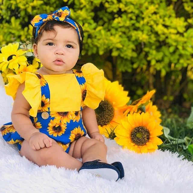 New Girls' Jumpsuit with Suspenders