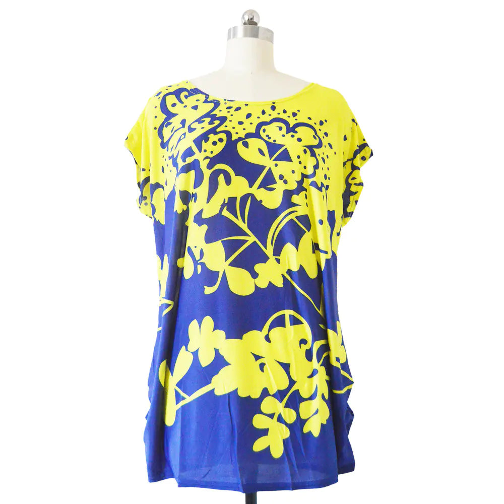 Abstract Print  Women's Short Sleeve T-Shirt