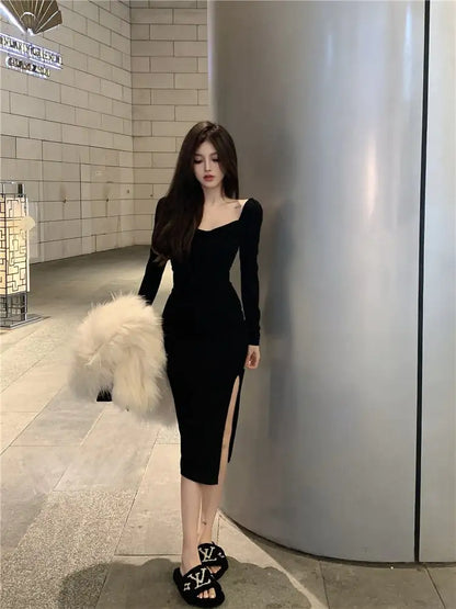 Hanging Neck Off Shoulder Dress for Women