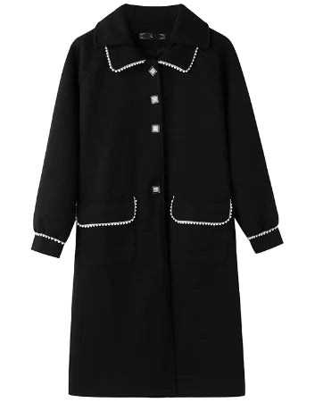 Plus Size Women's Autumn Winter Loose Overcoat