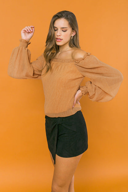 MY LAST WISH WOVEN TOP