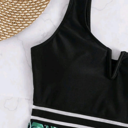 European Sexy Printed Plus Size Swimsuit Bikini