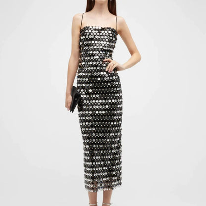 Women's Fashion Irregular Sequin Dress