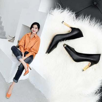 Fresh Style Women's Chunky Heels