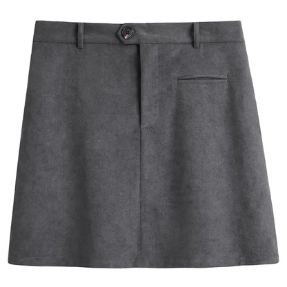 Plus Size Sweet High Waisted Skirt for Spring Casual