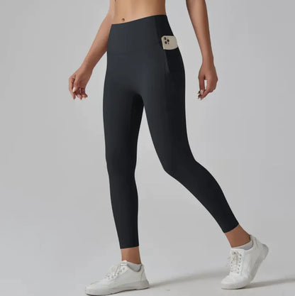 High-Waist Fitness Pants - Trendy Attic Store01