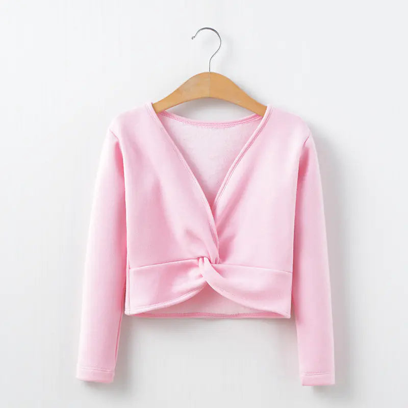 Fleece-Lined Long Sleeve Thickened Sweater Waistcoat