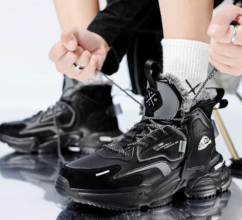 Men's High-Top Sneakers - Hip Hop Casual Style - Trendy Attic Store01