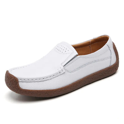 Women's Flat Leather Loafers