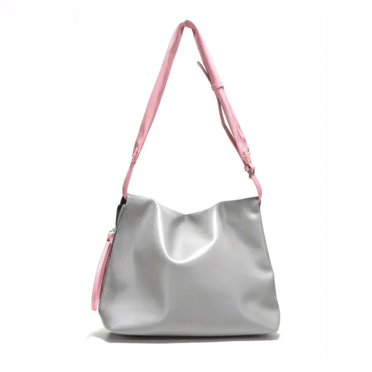 Elegant Soft Leather Square Tote Handbag for Women