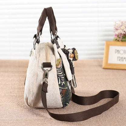 New Women's Handbag and Crossbody Bag with Owl Design