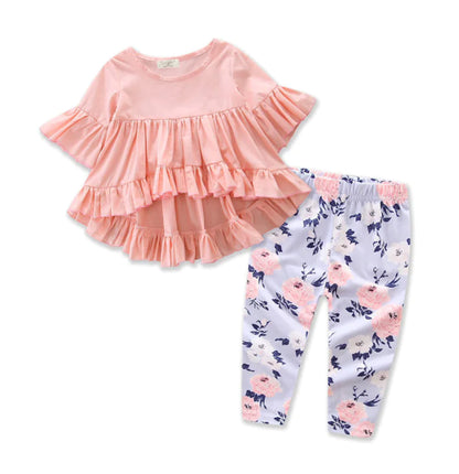 Girls' Autumn Outfit, Two-Piece Set