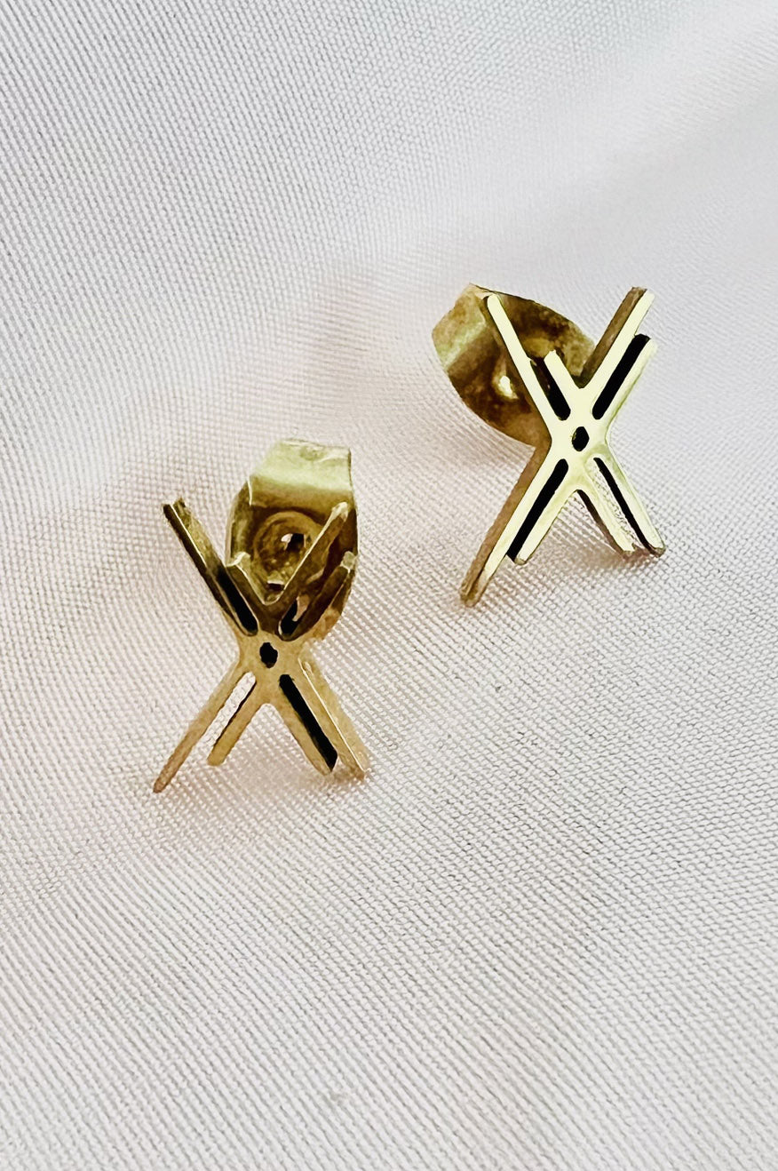 XX Pretty Little Patriot Logo Earrings