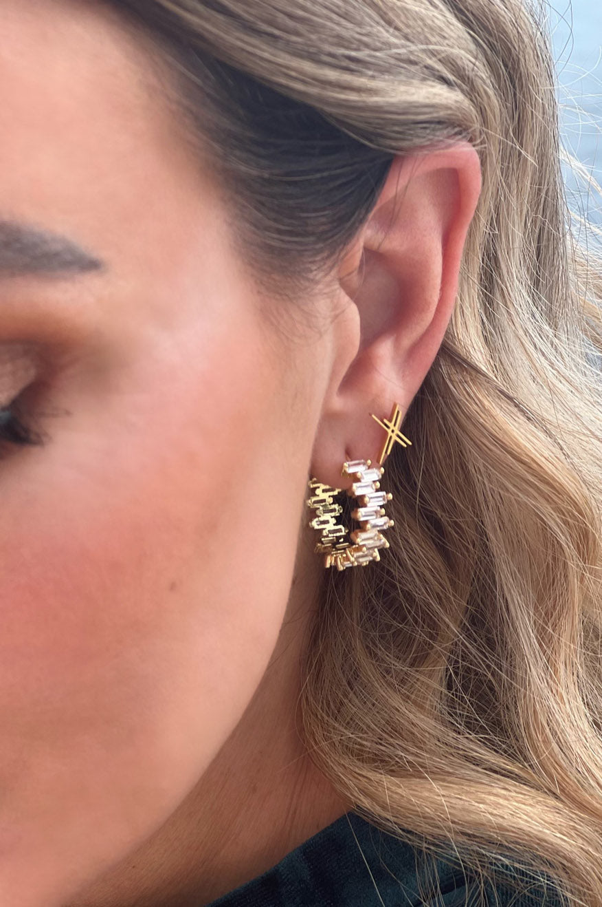 XX Pretty Little Patriot Logo Earrings