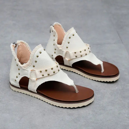 Women's Summer Non-slip Clip Toe Flat Sandals