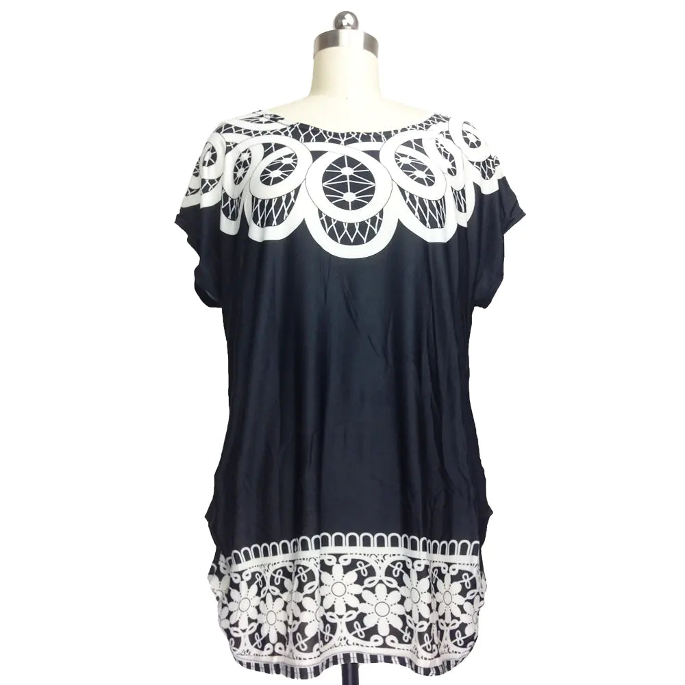 Abstract Print  Women's Short Sleeve T-Shirt