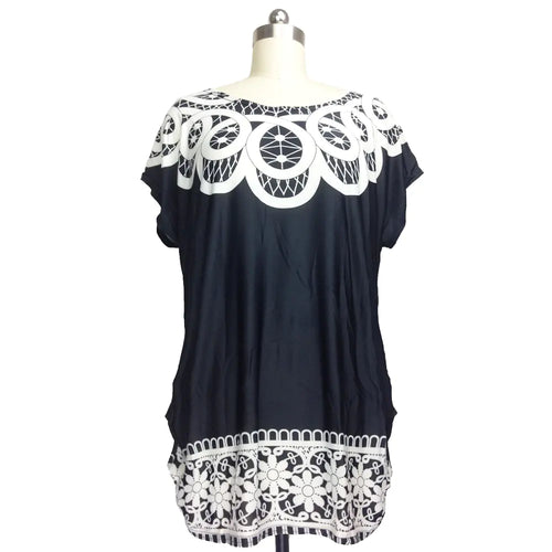 Abstract Print  Women's Short Sleeve T-Shirt