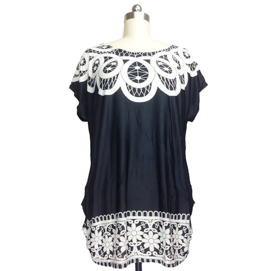 Abstract Print  Women's Short Sleeve T-Shirt